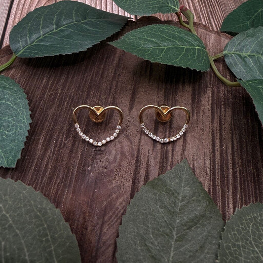 Chain Heart Earrings