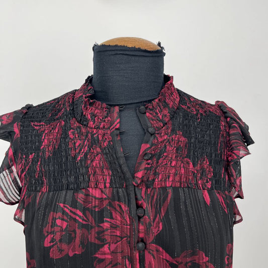 WHBM Sleeveless Floral Dress