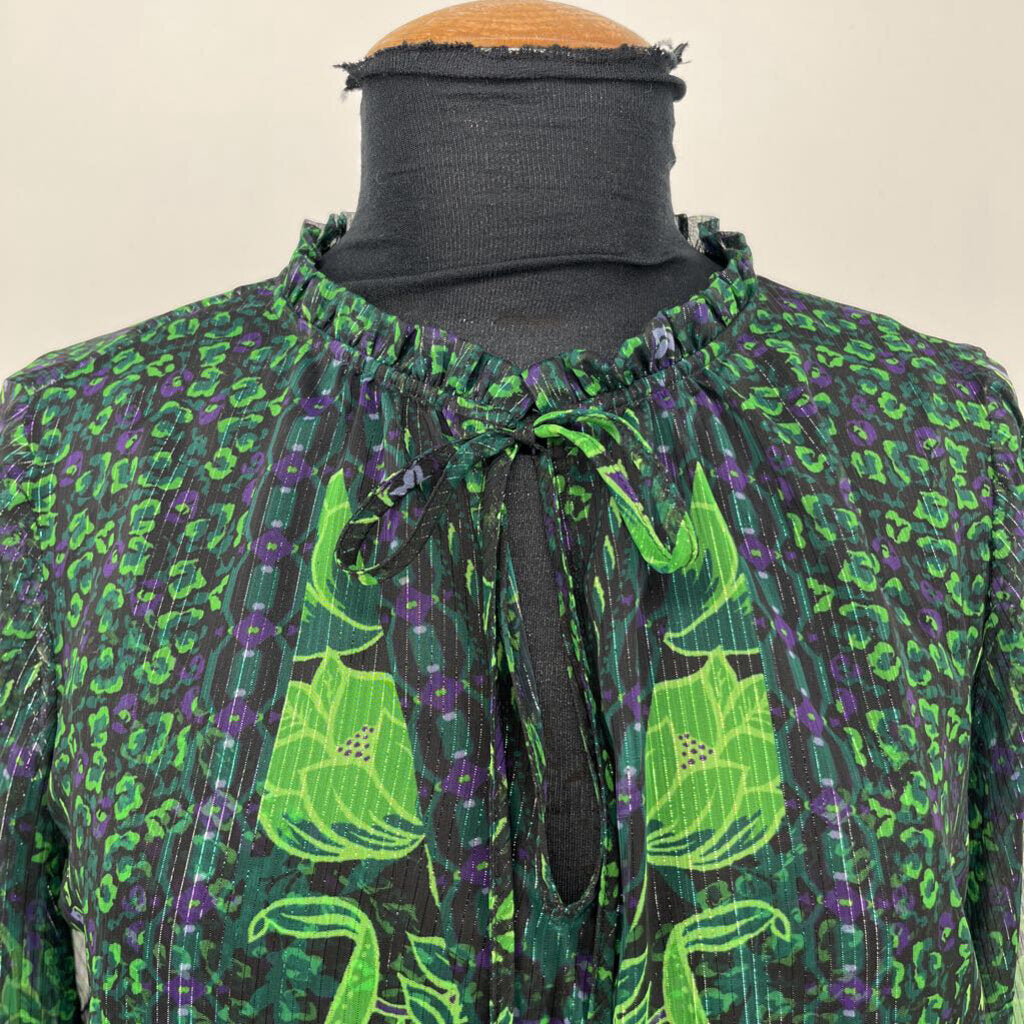 WHBM L/s Floral Shirt