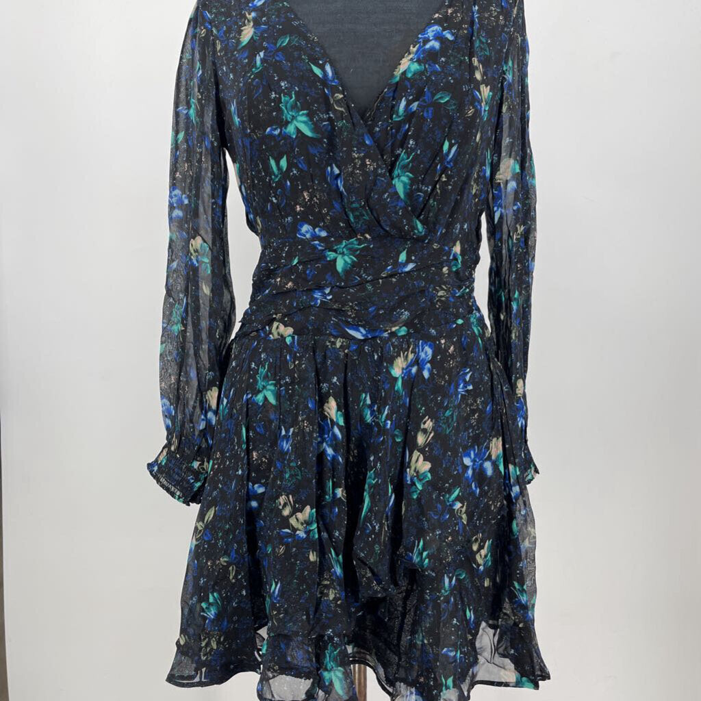 Anthropologie L/s Floral Dress