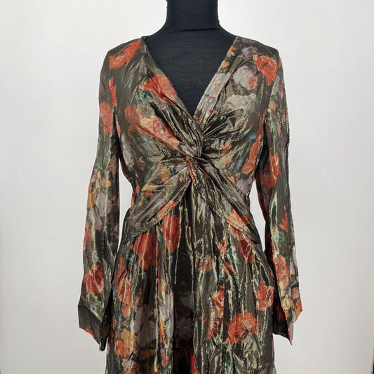 Caballero L/s Floral Maxi Dress
