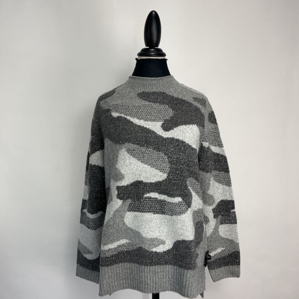 Talbots L/s Camo Sweater