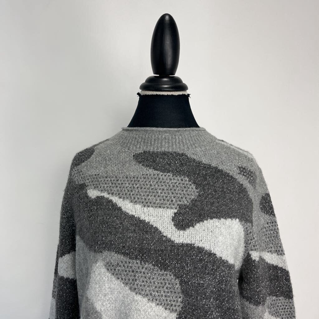 Talbots L/s Camo Sweater