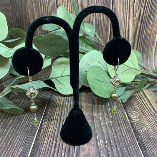 Sara Blaine Sterling, Gem, Pearl Earrings