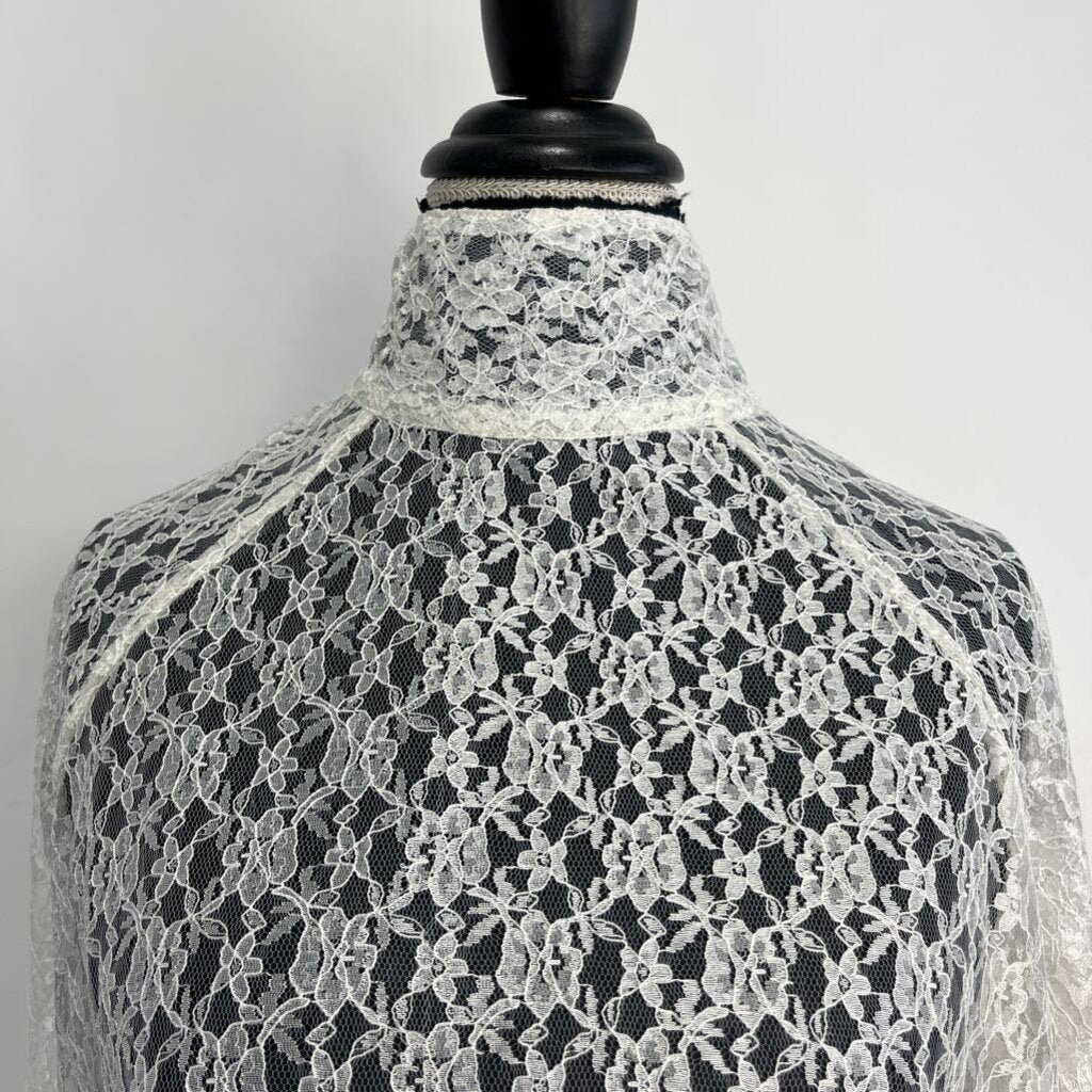 Athropologie L/s Lace Shirt