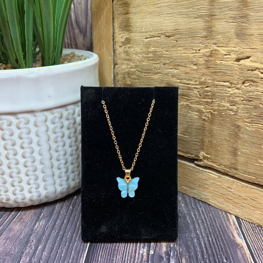 Butterfly Pendant Necklace