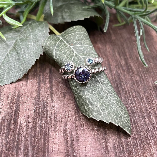 Brighton Halo Duo Ring Set