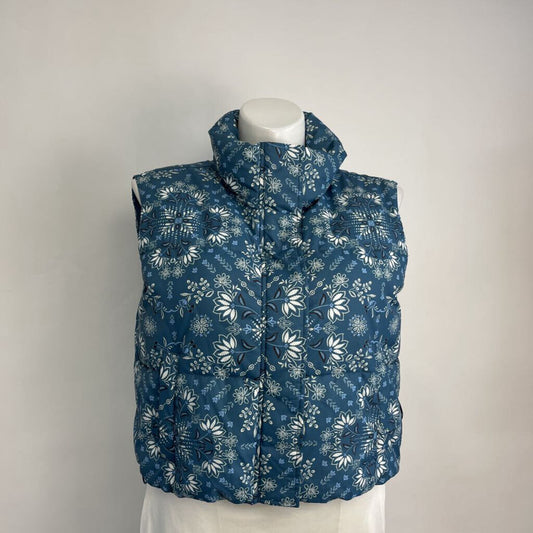 Loft Floral Puffer Vest