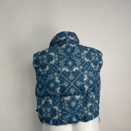 Loft Floral Puffer Vest