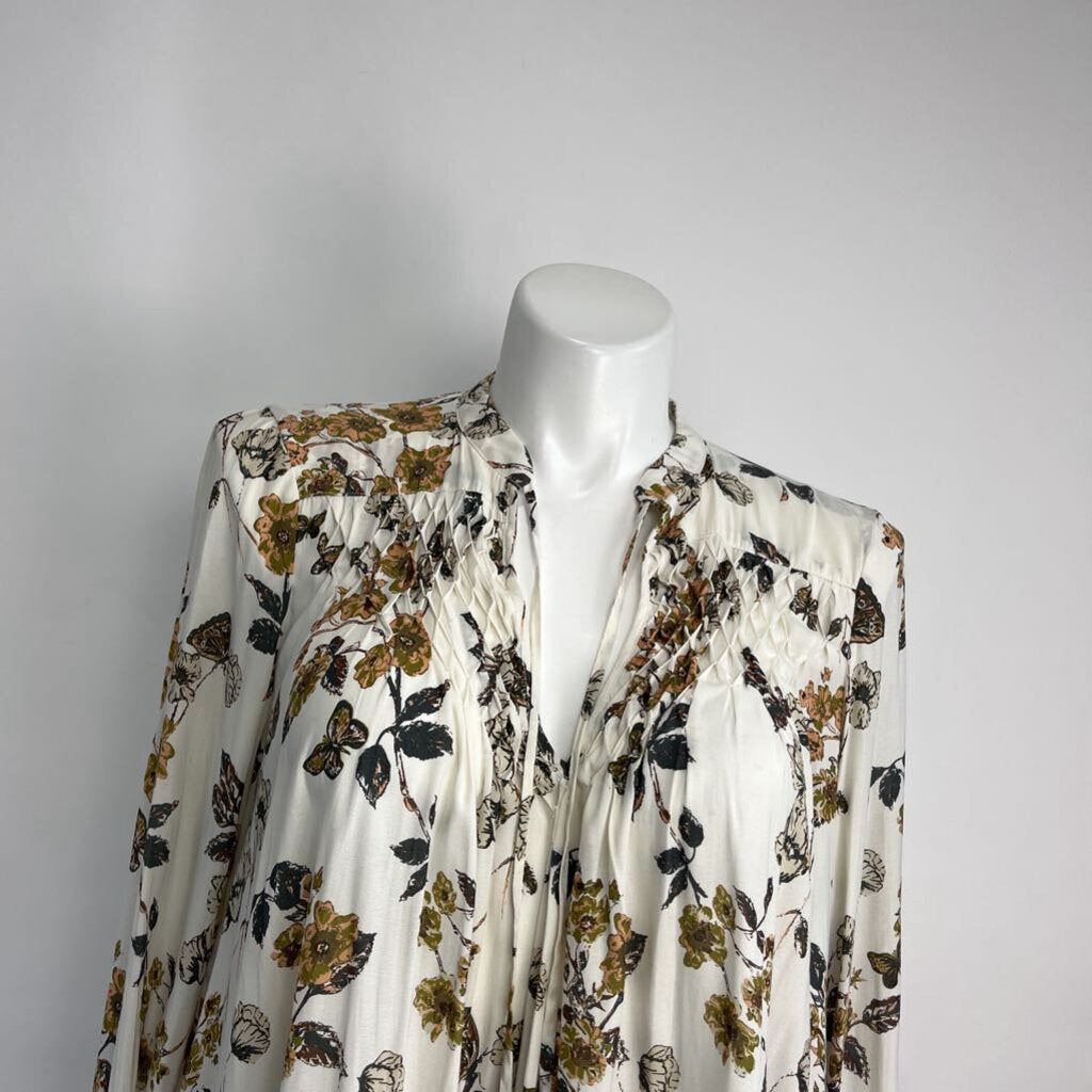 Free People L/s Floral Shirt