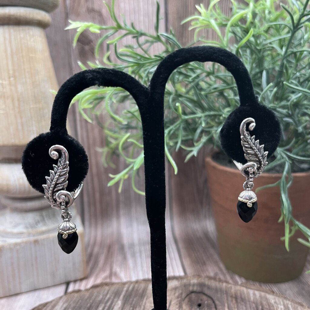 Barbara Bixby Feather Earrings