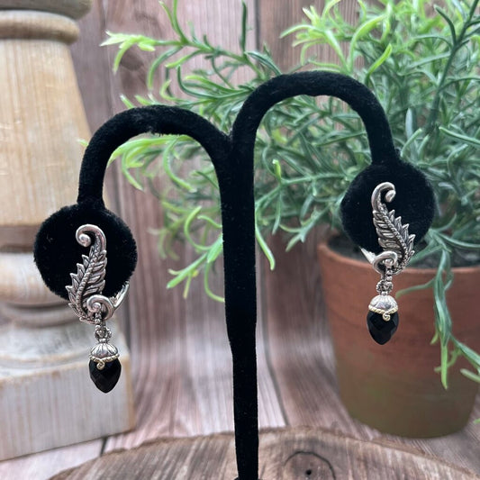 Barbara Bixby Feather Earrings