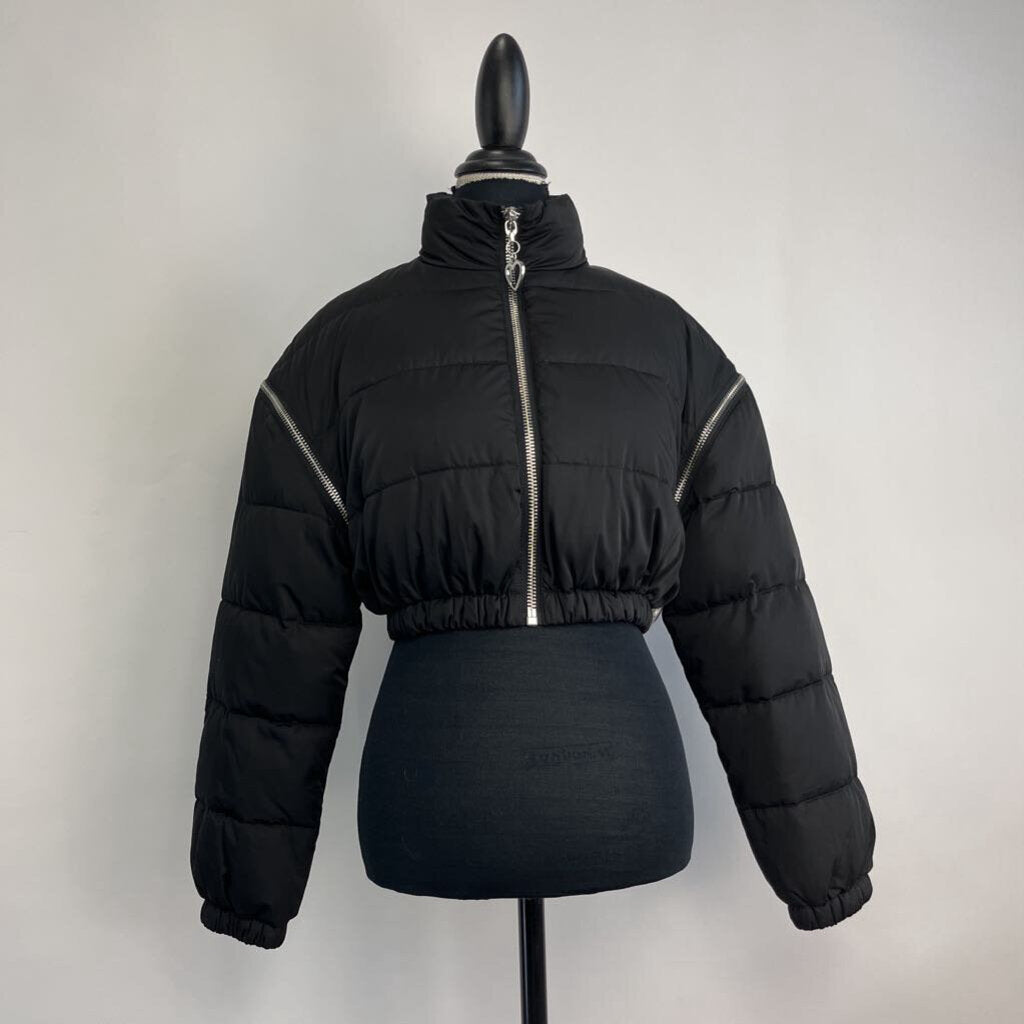 Love Moschino Cropped Puffer Jacket