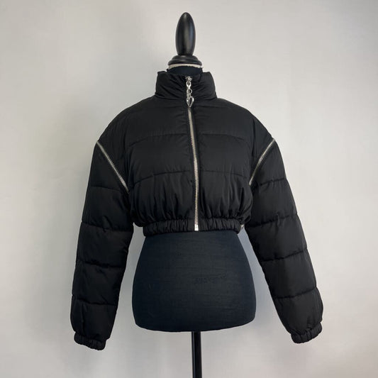 Love Moschino Cropped Puffer Jacket