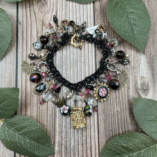 Floral Charm Bracelet