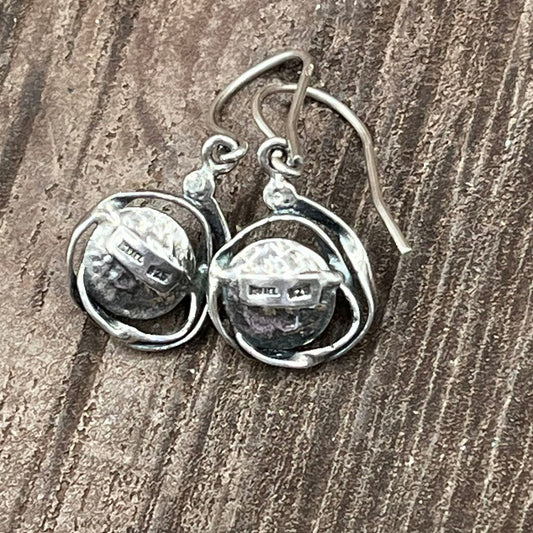 Sterling Silver Nest Earrings