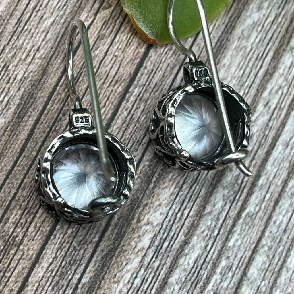 Sterling Silver CZ Earrings