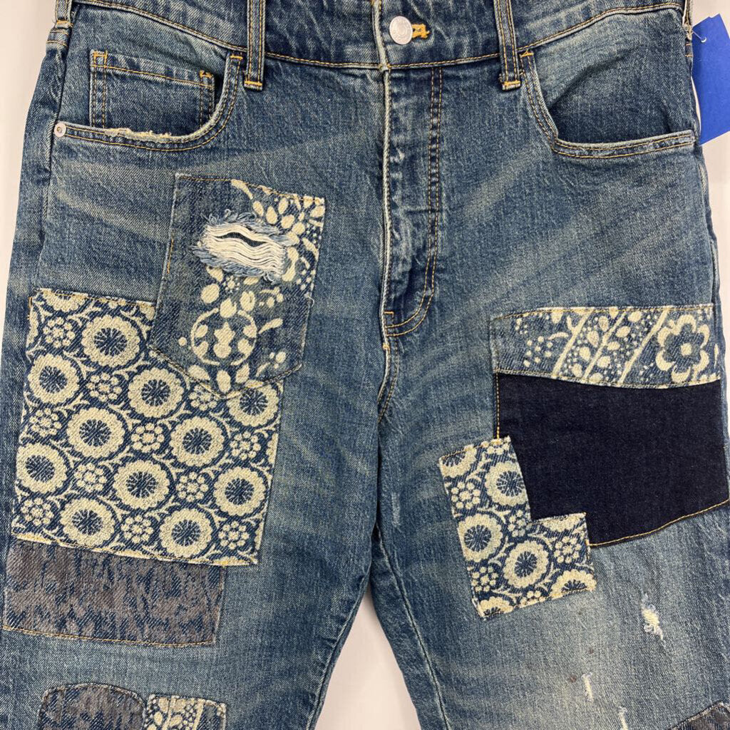 Pilcro Patchwork Jeans