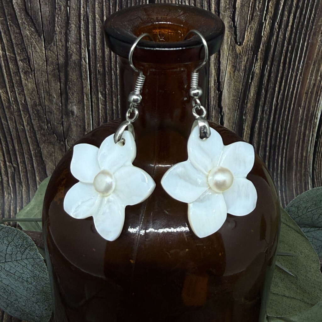 Flower Drop Earrings