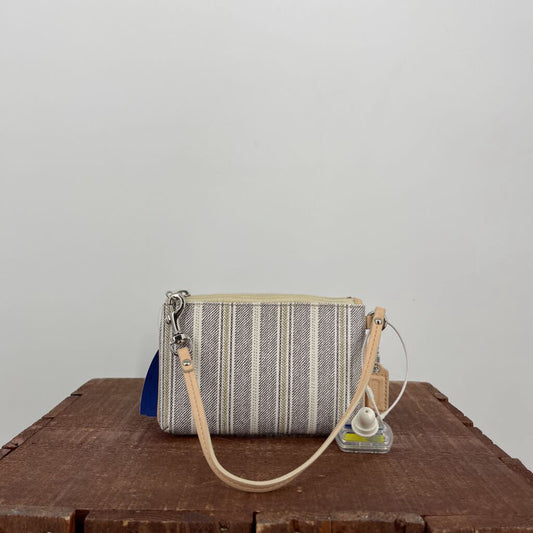 Coach Stripe Wristlet