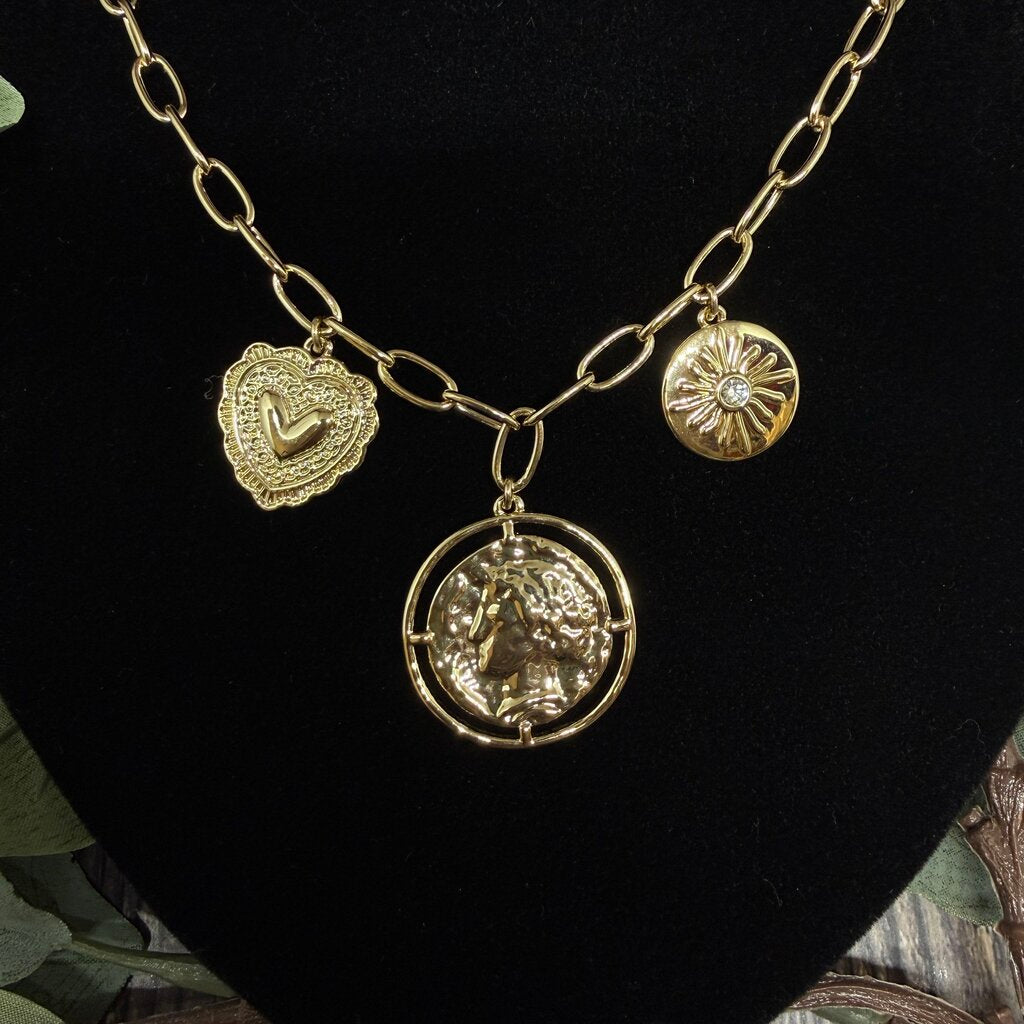 J Crew Charm Necklace