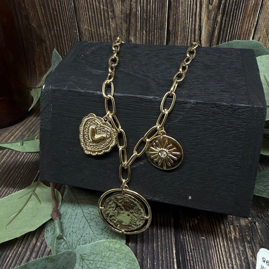 J Crew Charm Necklace