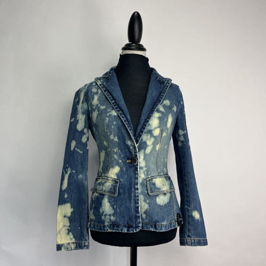 Gap Bleach Splatter Blazer