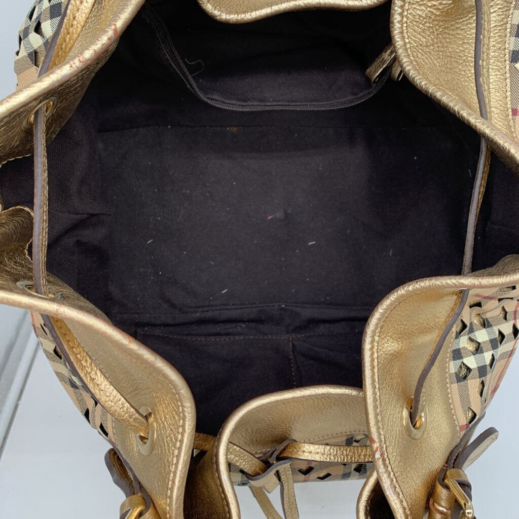 Burberry Drawstring PVC Bag