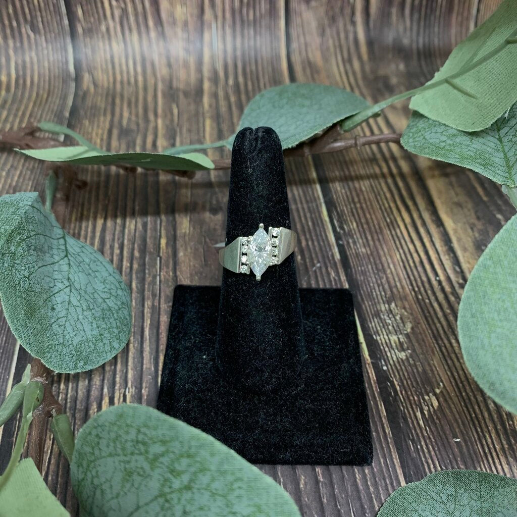 Sterling and CZ Ring