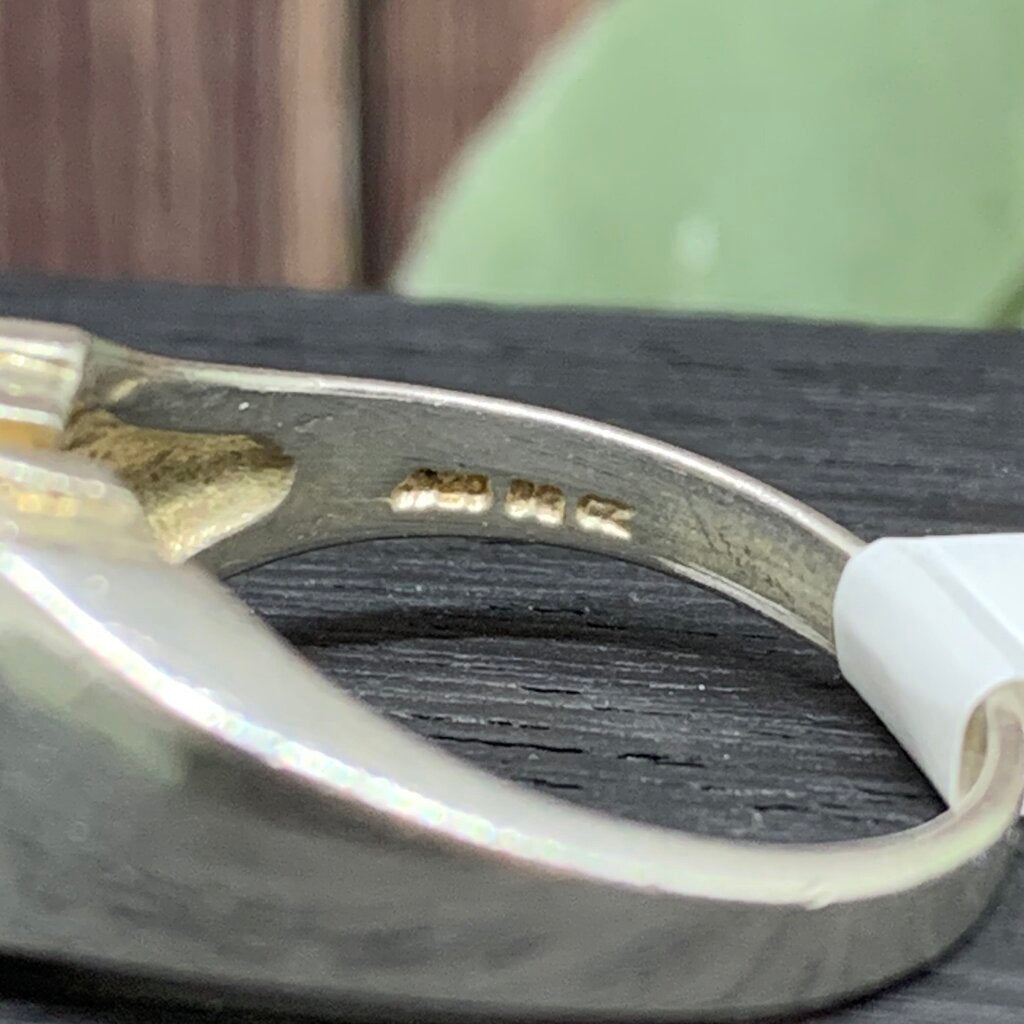 Sterling and CZ Ring