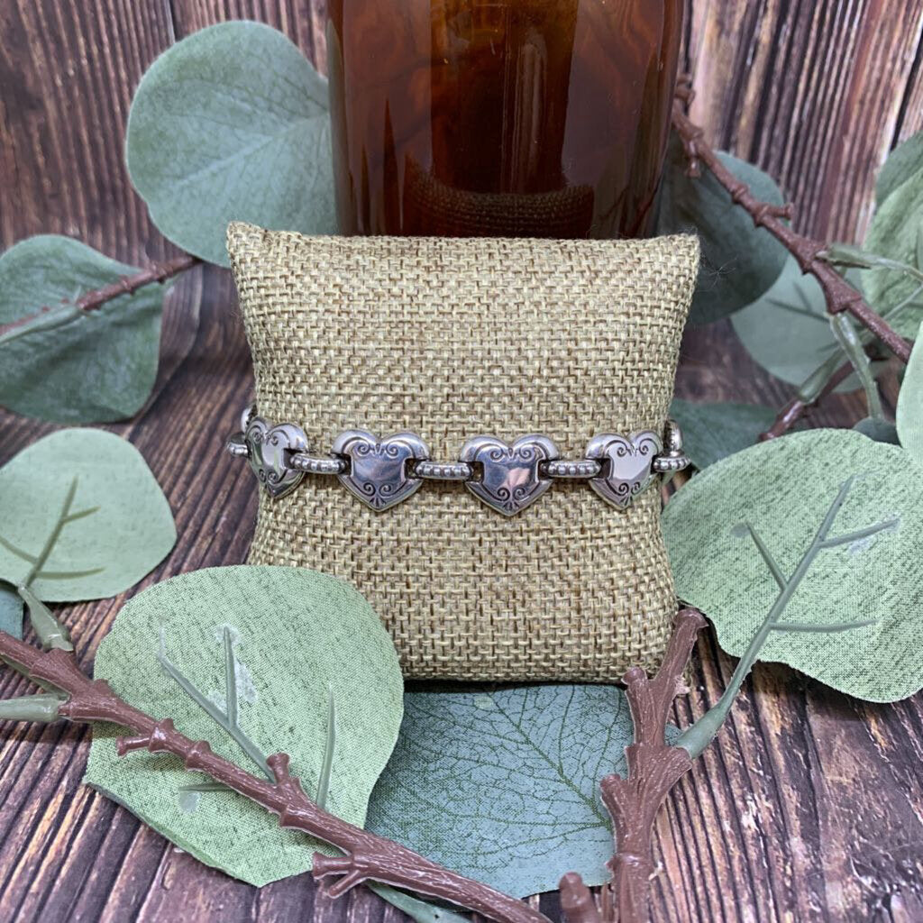 Brighton Cafe Au Lait Heart Bracelet