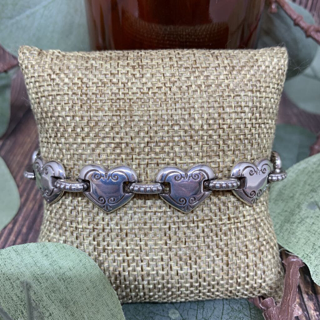 Brighton Cafe Au Lait Heart Bracelet