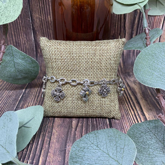 Brighton Eternity Cross Bracelet