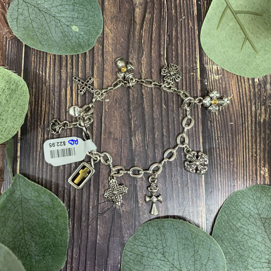 Brighton Eternity Cross Bracelet