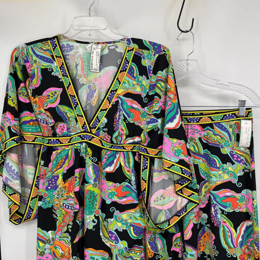 Trina Turk 2pc Floral Pant Set