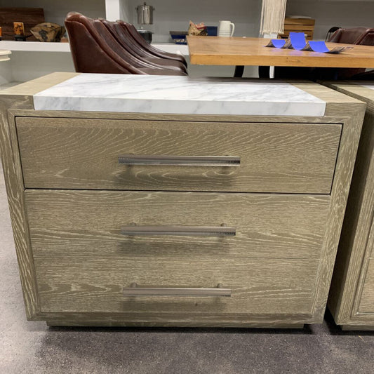 Universal Nightstand w/ Marble Top