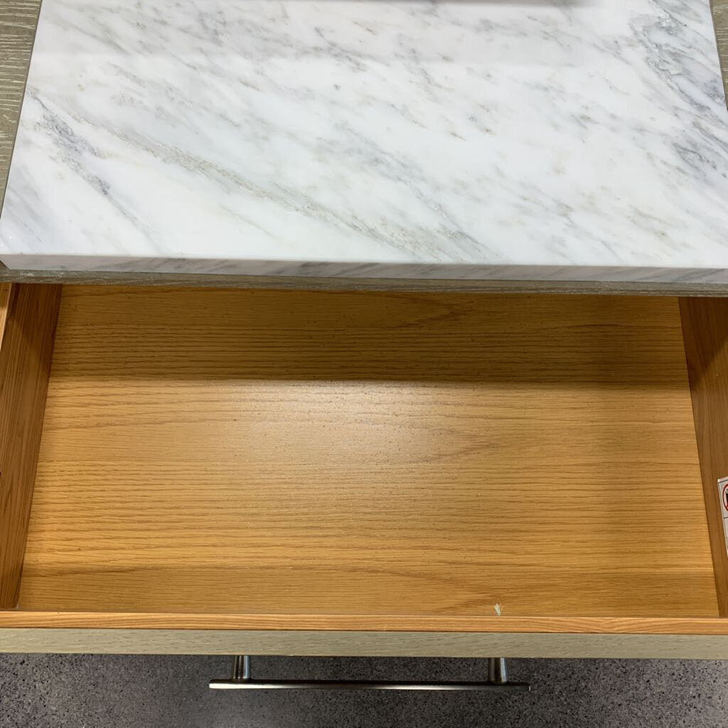 Universal Nightstand w/ Marble Top
