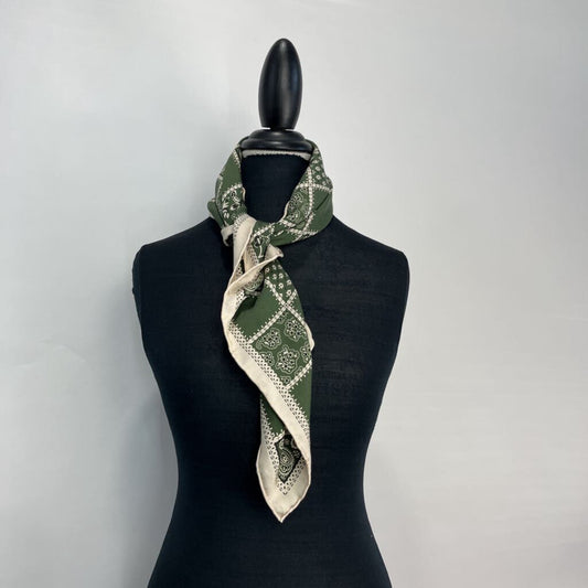 Silk Patchwork Floral Scarf