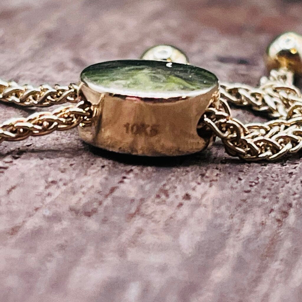 10k YG and Diamond Bolo Bracelet