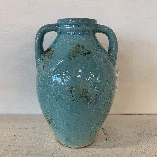 Stoneware Handled Vase