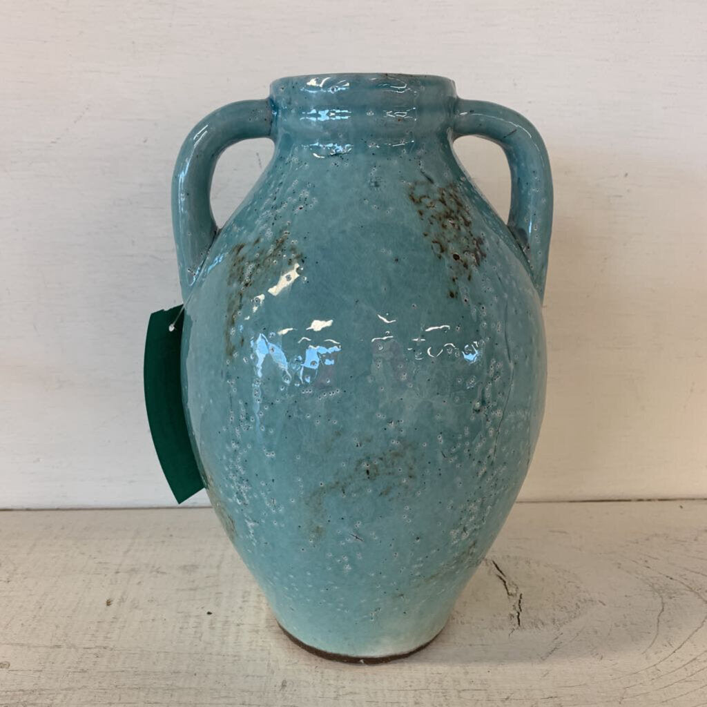 Stoneware Handled Vase