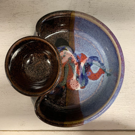 Hand Potted Personal Chip N Dip