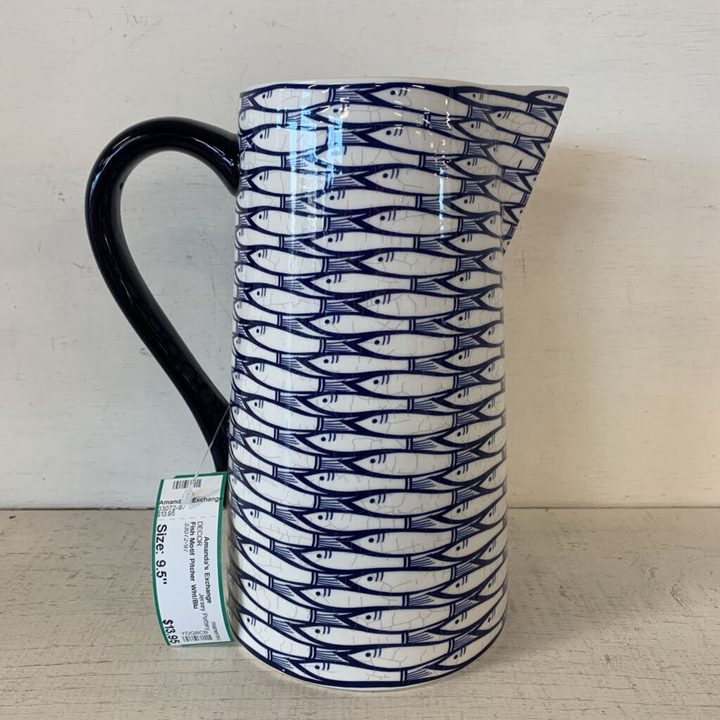 Fish Motif Pitcher