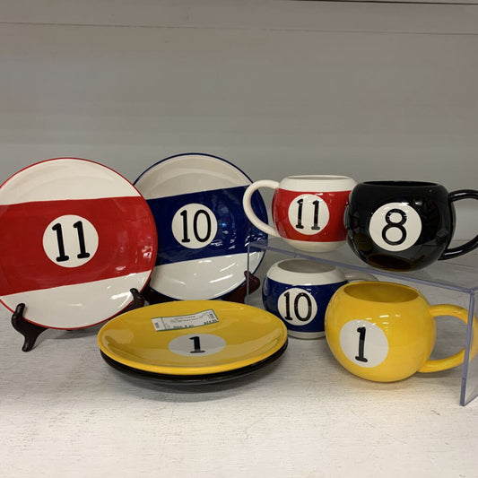 Pool Theme Mug & Saucer Set