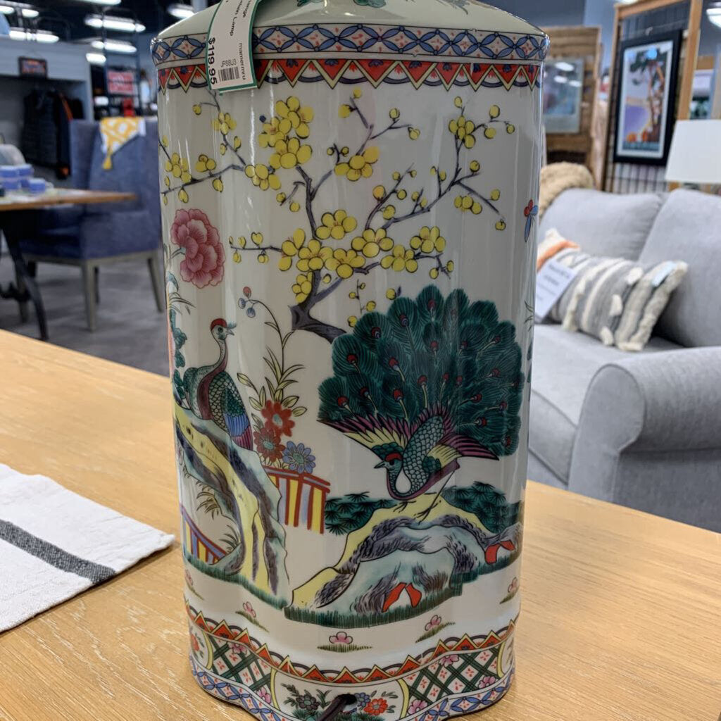 Hand Painted Porcelain Lamp
