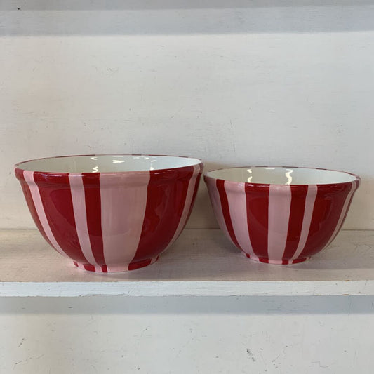 Striped Mixing Bowl Set