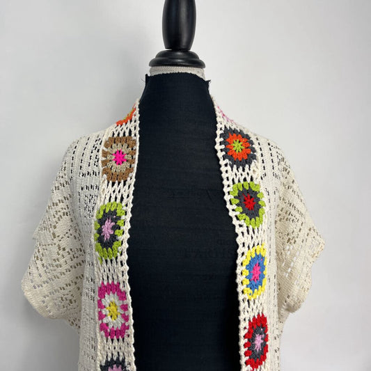 Emma Blues Sleeveless Cardigan