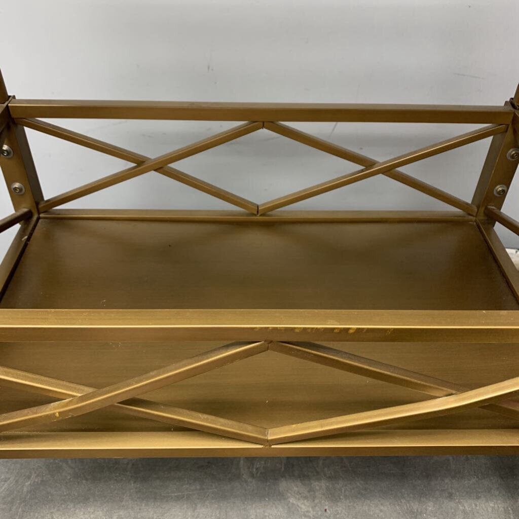 Metal Cross Bar Storage Shelf
