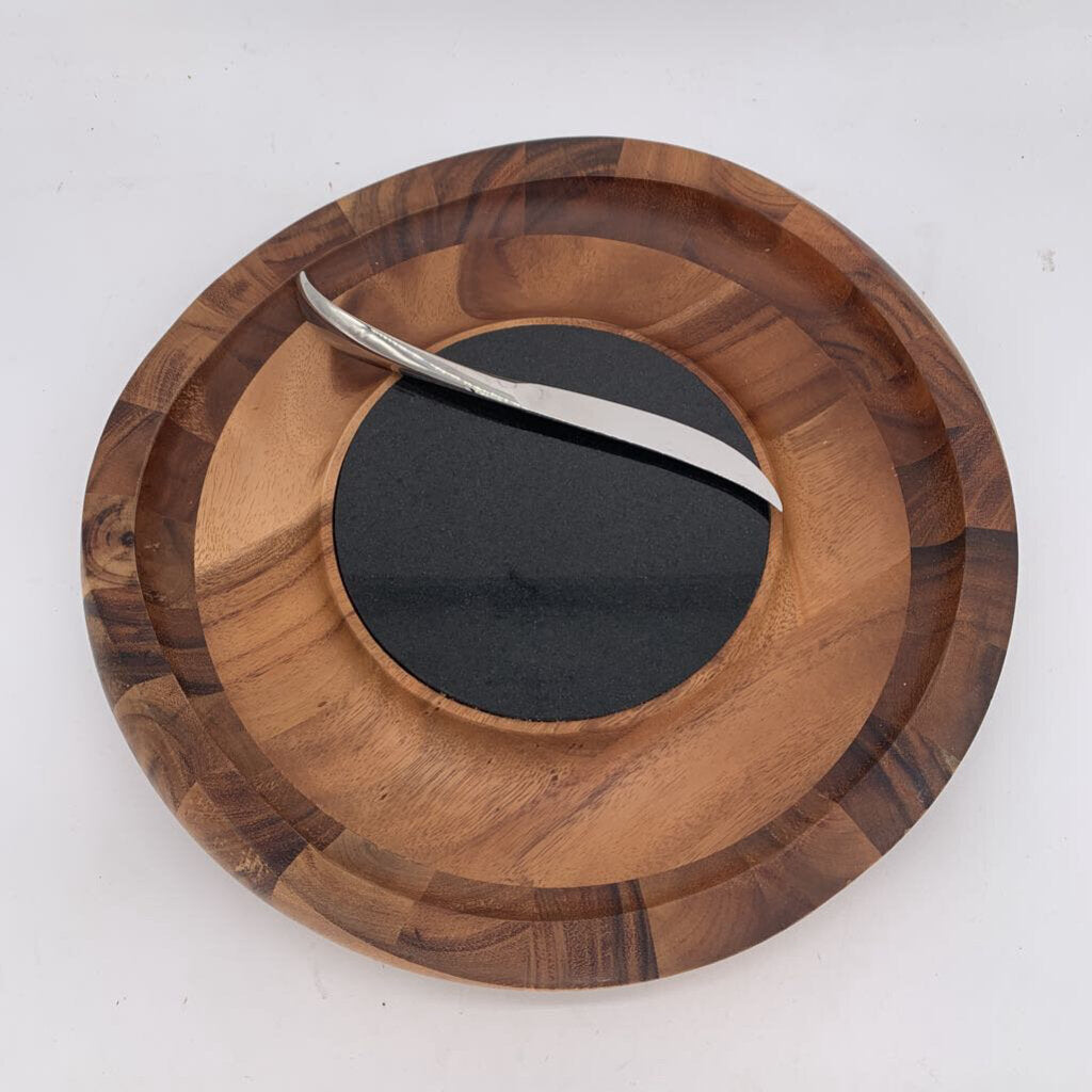 Nambe Butterfly Cheesetray w Knife