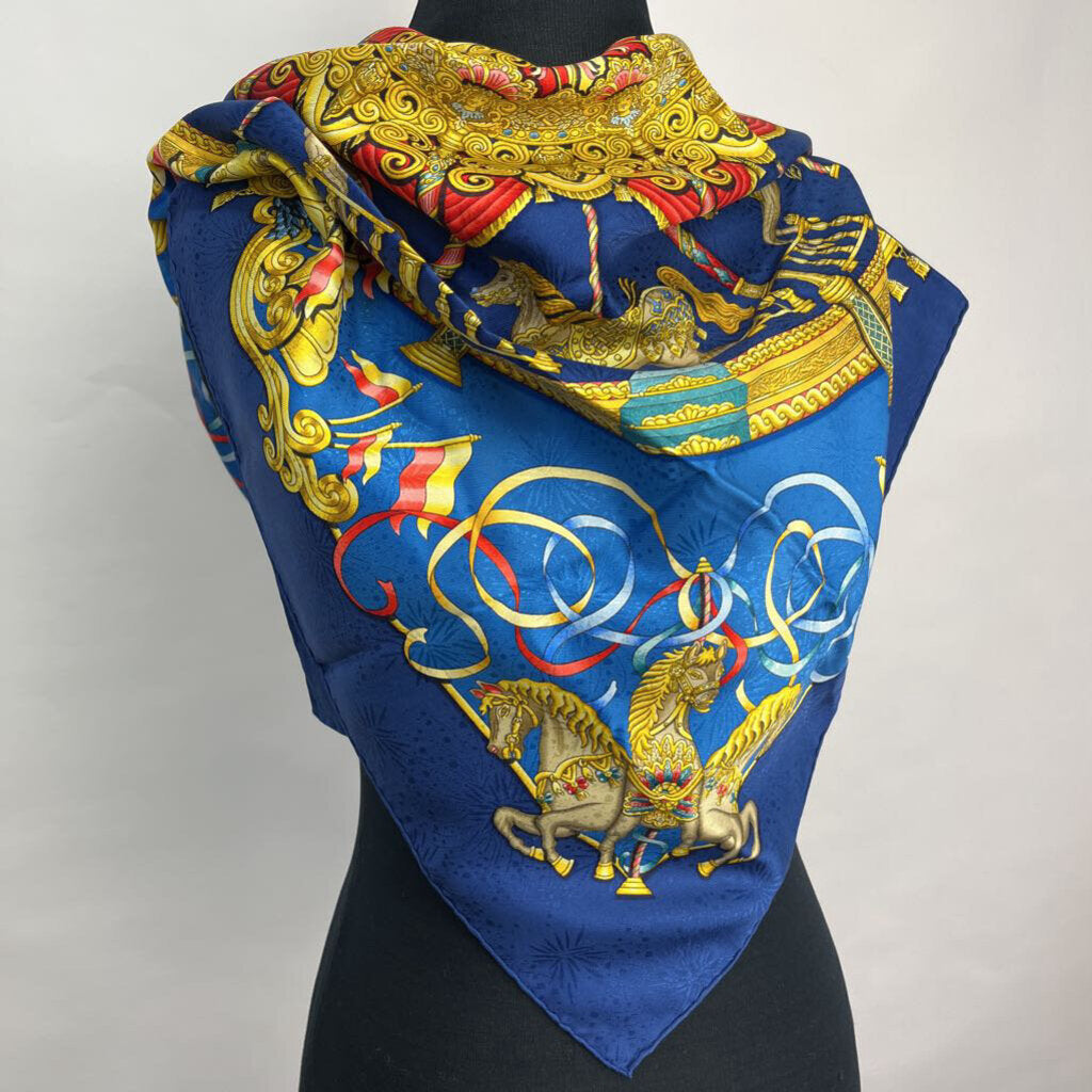 Hermes Luna Park Scarf